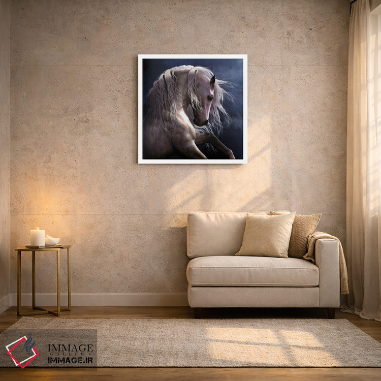 تابلو دکوراتیو شبح نقره ای ۲ اثر لوری پرایندل - D2W