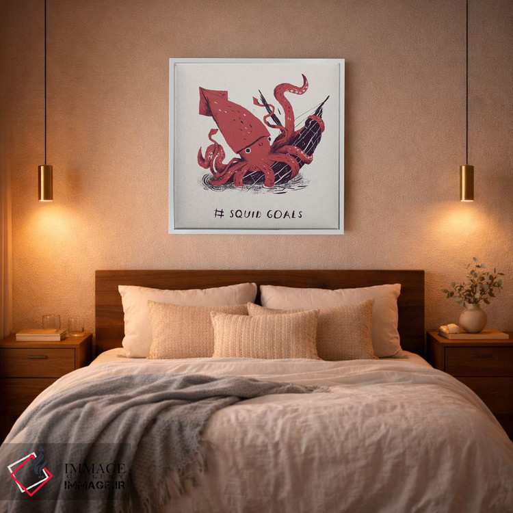 تابلو دکوراتیو اهداف اختاپوسی اثر لوئیس روسکوش - D3W