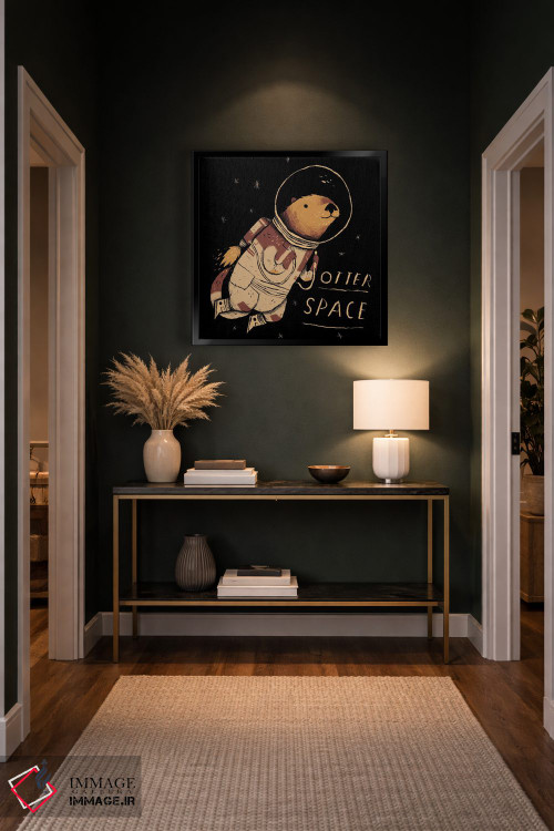 تابلو دکوراتیو فضای سمور اثر لوئیس روسکوش - D5B