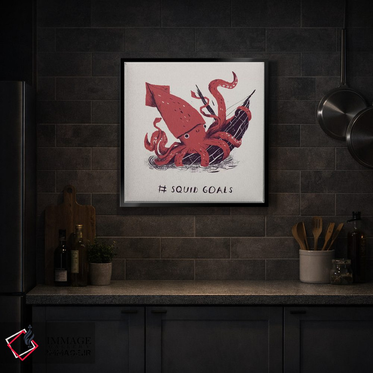 تابلو دکوراتیو اهداف اختاپوسی اثر لوئیس روسکوش - D5B