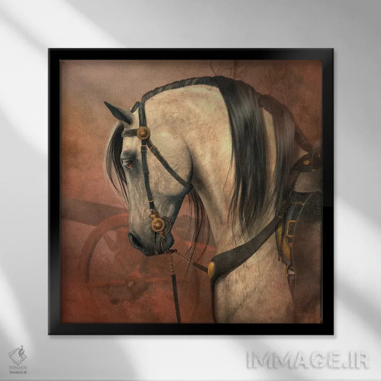 تابلو دکوراتیو مسافر اثر لوری پرایندل - نمای قابدار مشکی