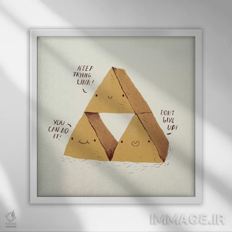 تابلو دکوراتیو نیروی تلاش اثر لوئیس روسکوش - نمای قابدار سفید