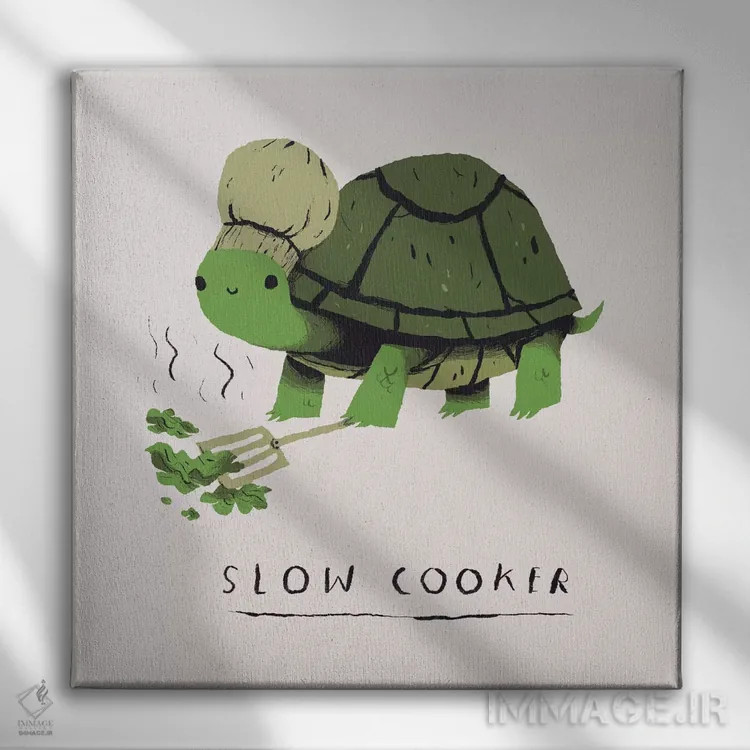 تابلو دکوراتیو پزنده آرام پز اثر لوئیس روسکوش - نمای روبهرو روی دیوار