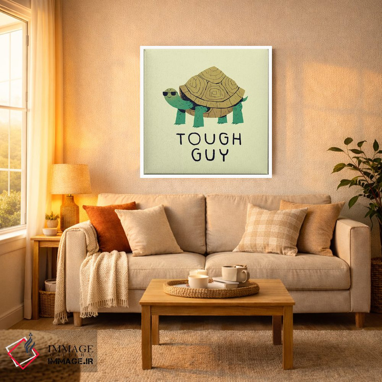 تابلو دکوراتیو مرد سرسخت اثر لوئیس روسکوش - D1W