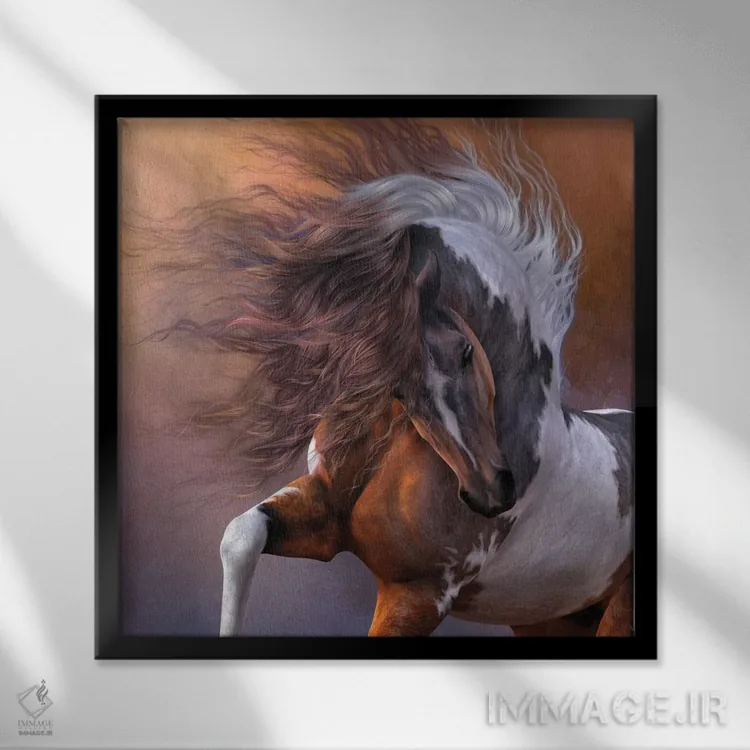 تابلو دکوراتیو فیرزا اثر لوری پرایندل - نمای قابدار مشکی