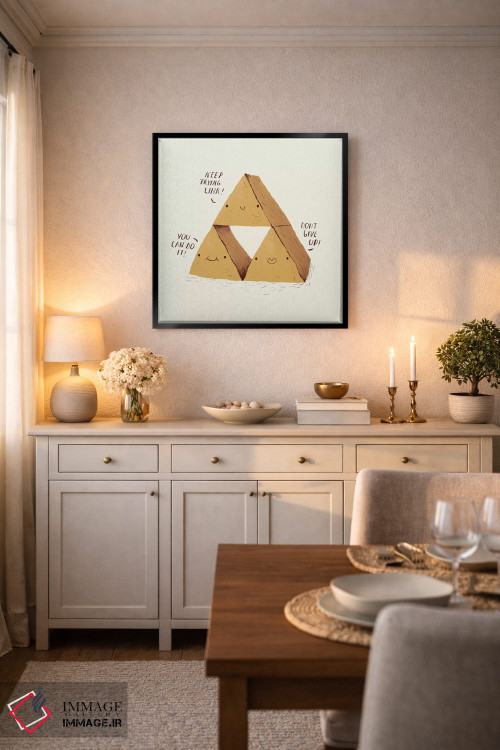 تابلو دکوراتیو نیروی تلاش اثر لوئیس روسکوش - D6B