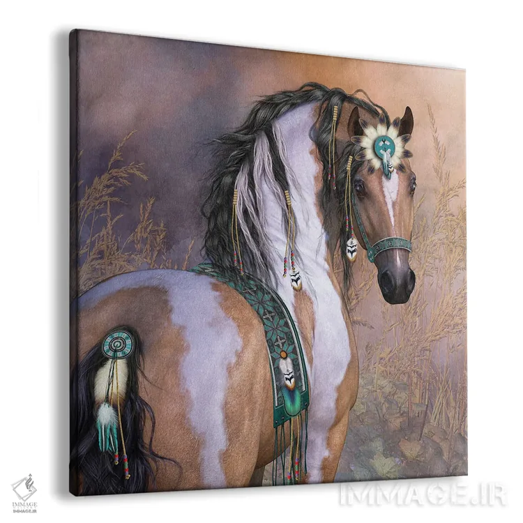 تابلو دکوراتیو دختر باد اثر لوری پرایندل - نمای پرسپکتیو محصول