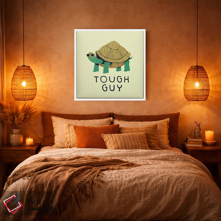 تابلو دکوراتیو مرد سرسخت اثر لوئیس روسکوش - D4W