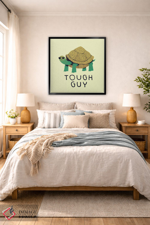 تابلو دکوراتیو مرد سرسخت اثر لوئیس روسکوش - D6B