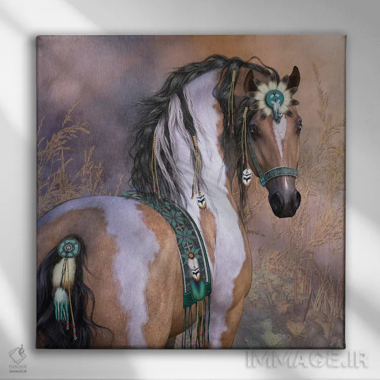 تابلو دکوراتیو دختر باد اثر لوری پرایندل - نمای روبهرو روی دیوار