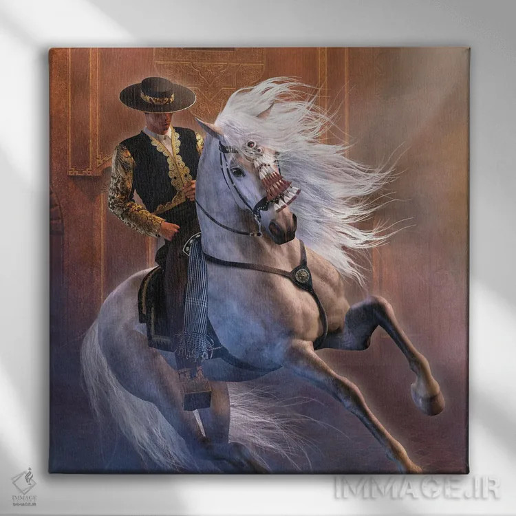 تابلو دکوراتیو ال واکرو اثر لوری پرایندل - نمای روبهرو روی دیوار