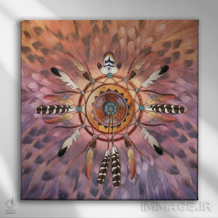 تابلو دکوراتیو دریم کچر اثر لوری پرایندل - نمای روبهرو روی دیوار