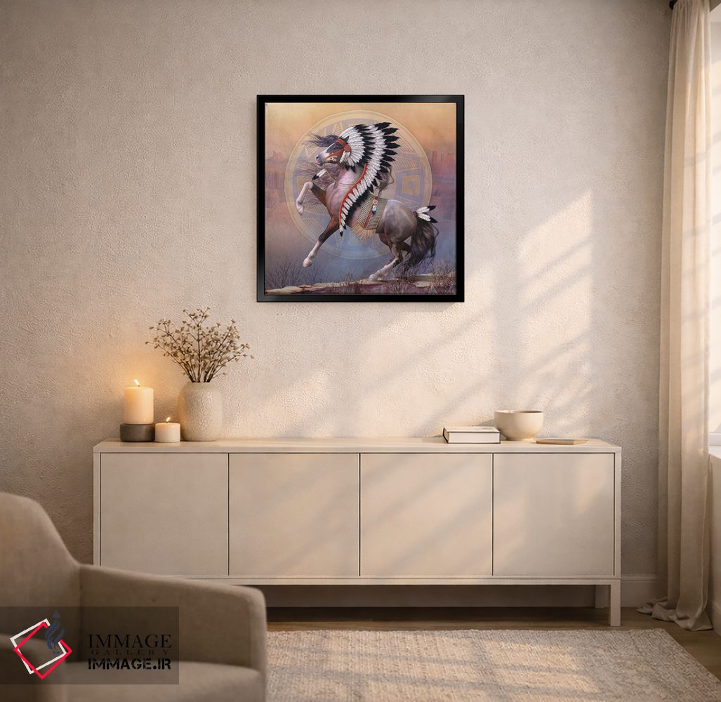 تابلو دکوراتیو سردست جنگی اثر لوری پرایندل - D6B