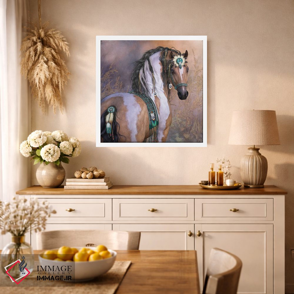 تابلو دکوراتیو دختر باد اثر لوری پرایندل - D1W