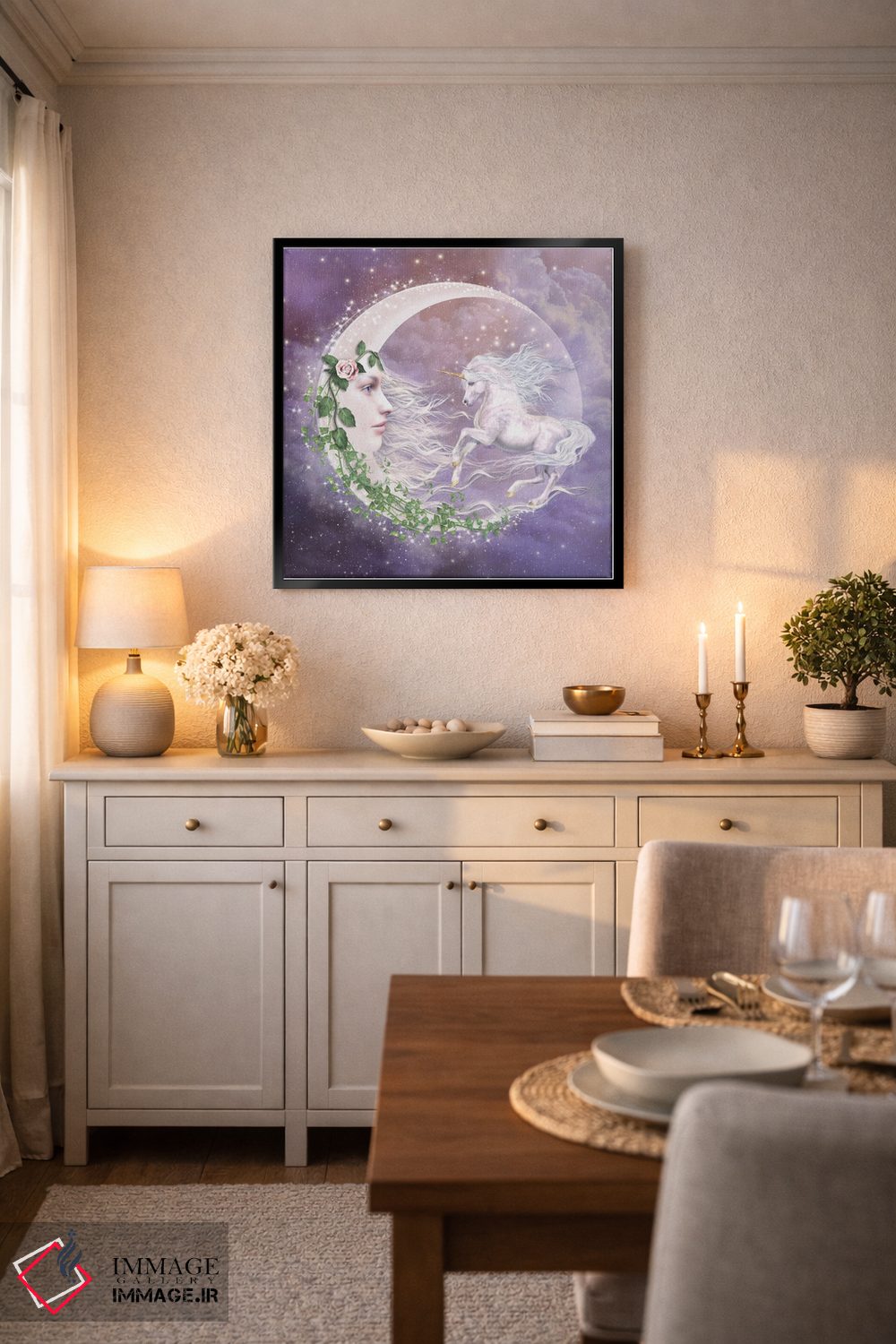 تابلو دکوراتیو مونیکورن اثر لوری پرایندل - D6B