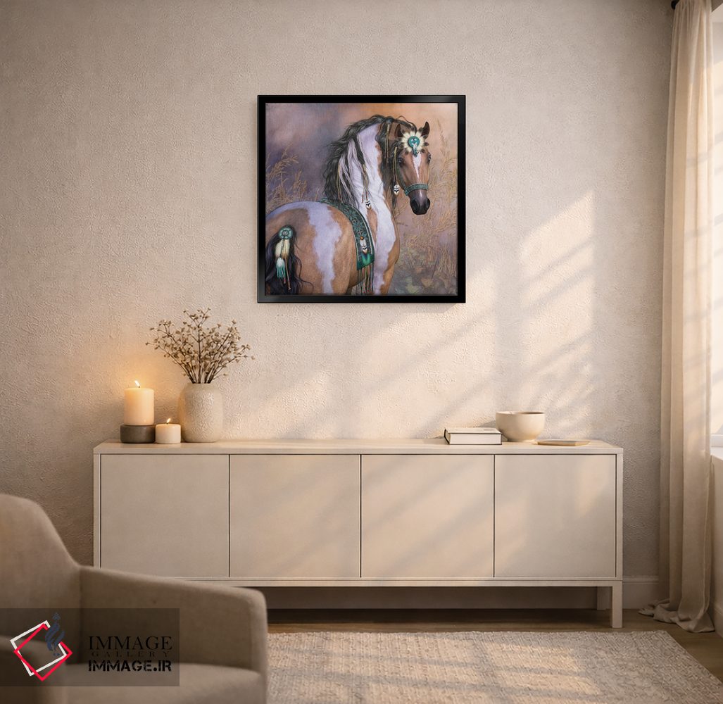 تابلو دکوراتیو دختر باد اثر لوری پرایندل - D6B