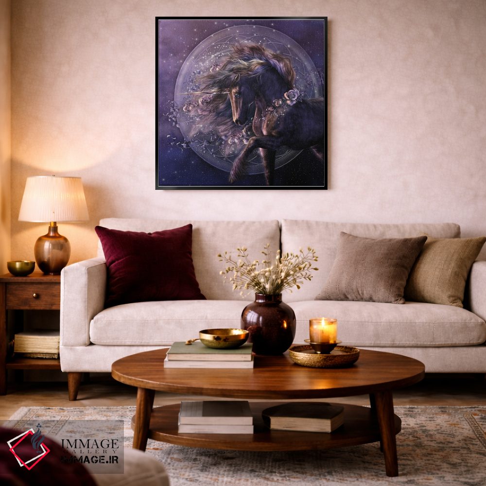 تابلو دکوراتیو رز سیاه خیالی اثر لوری پرایندل - D2B