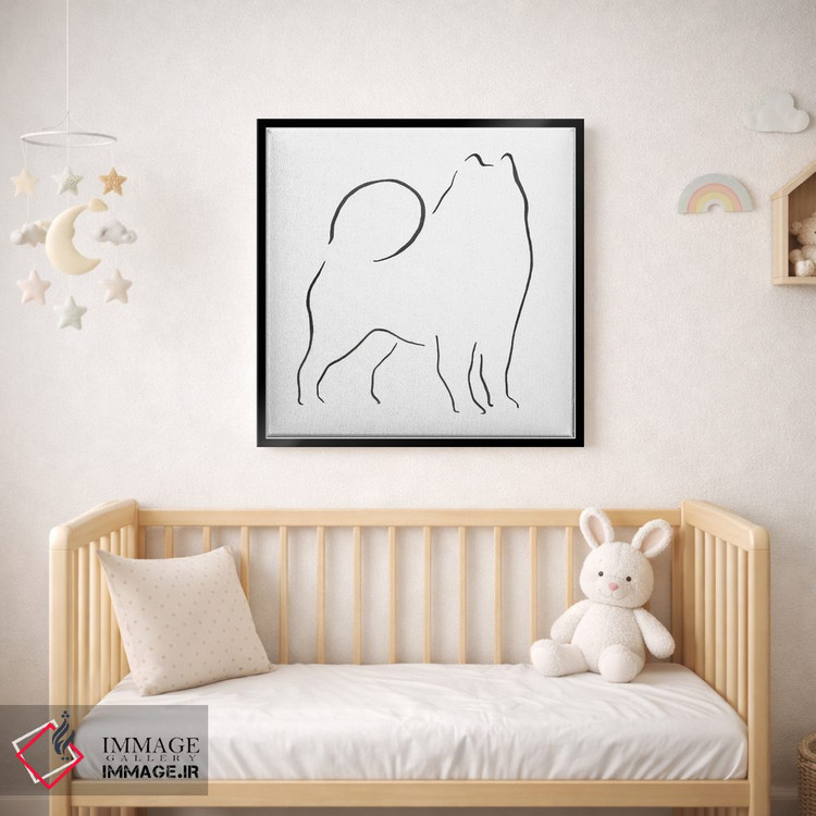 تابلو مینیمال ساموید اثر لزلی بیشاپ - D2B