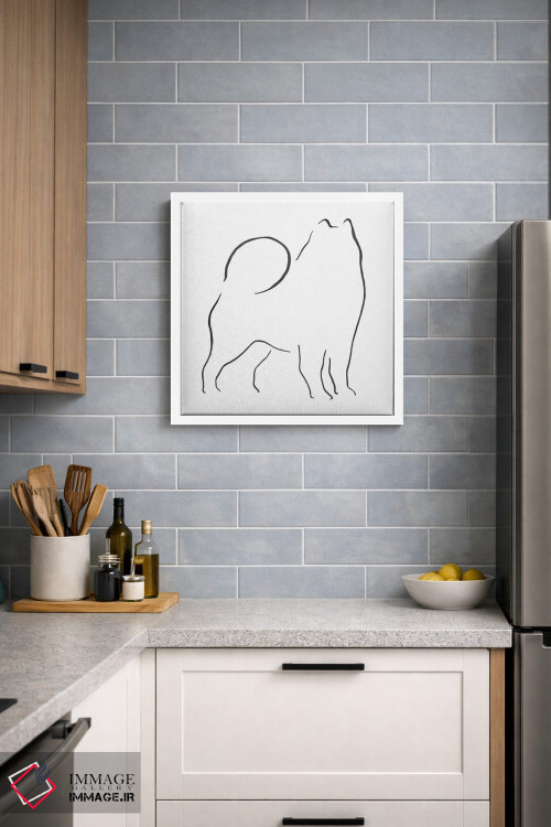 تابلو مینیمال ساموید اثر لزلی بیشاپ - D4W