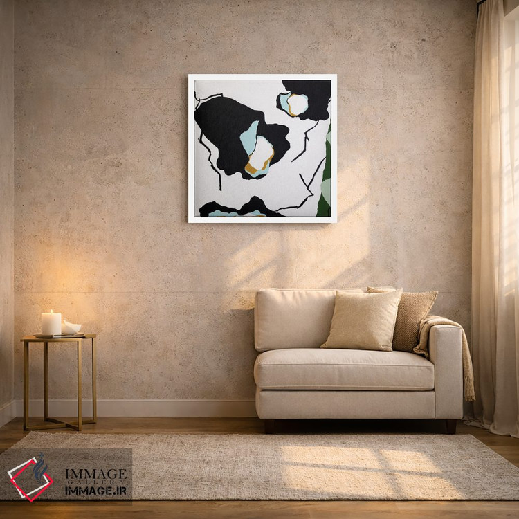 تابلو مینیمال فلورس د ایندیگو اثر لورا ولشانس - D2W