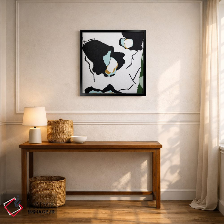 تابلو مینیمال فلورس د ایندیگو اثر لورا ولشانس - D6B