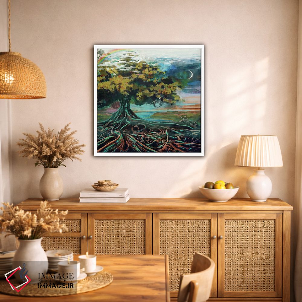 تابلو دکوراتیو درخت زندگی اثر لوییز گلبی - D1W