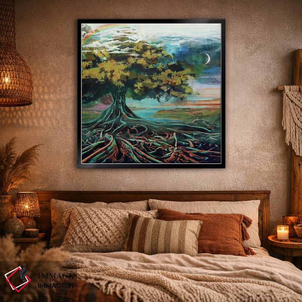 تابلو دکوراتیو درخت زندگی اثر لوییز گلبی - D2B