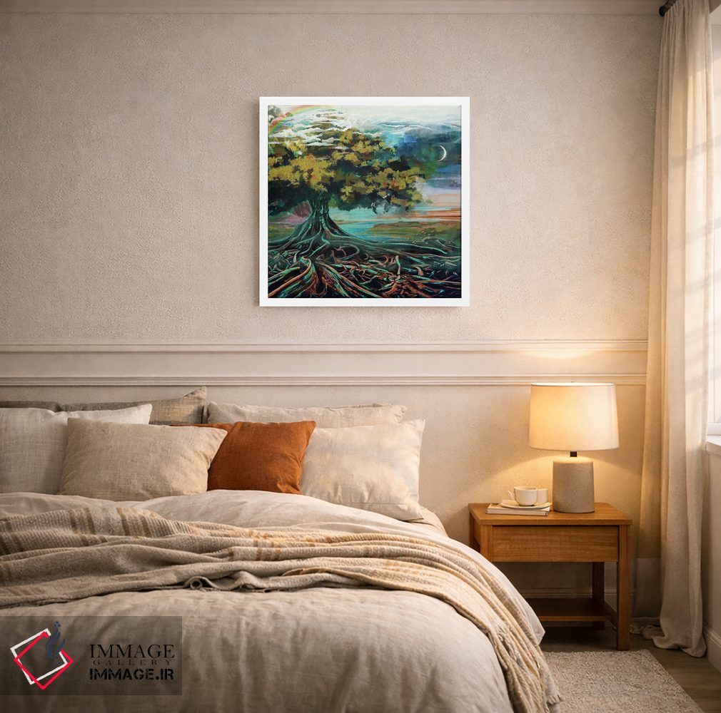 تابلو دکوراتیو درخت زندگی اثر لوییز گلبی - D4W
