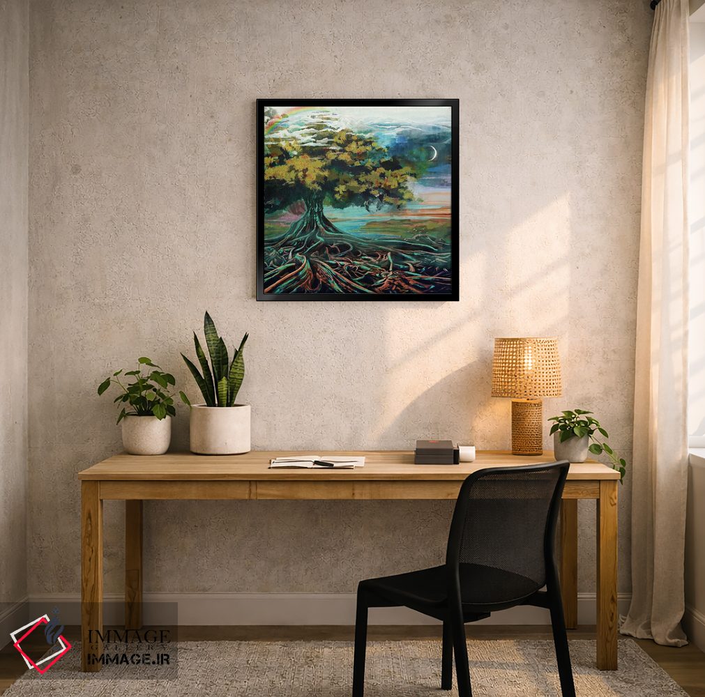تابلو دکوراتیو درخت زندگی اثر لوییز گلبی - D5B