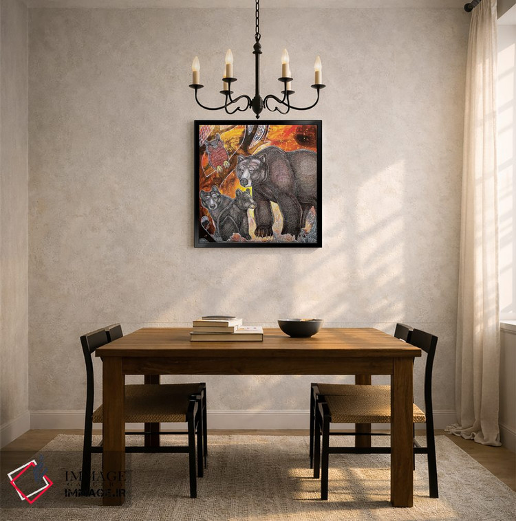 تابلو دکوراتیو رویای جنگل اثر لینت شلی - D6B
