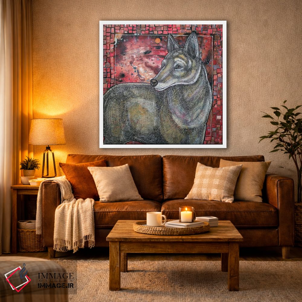 تابلو دکوراتیو غروب کایوت اثر لینت شلی - D2W