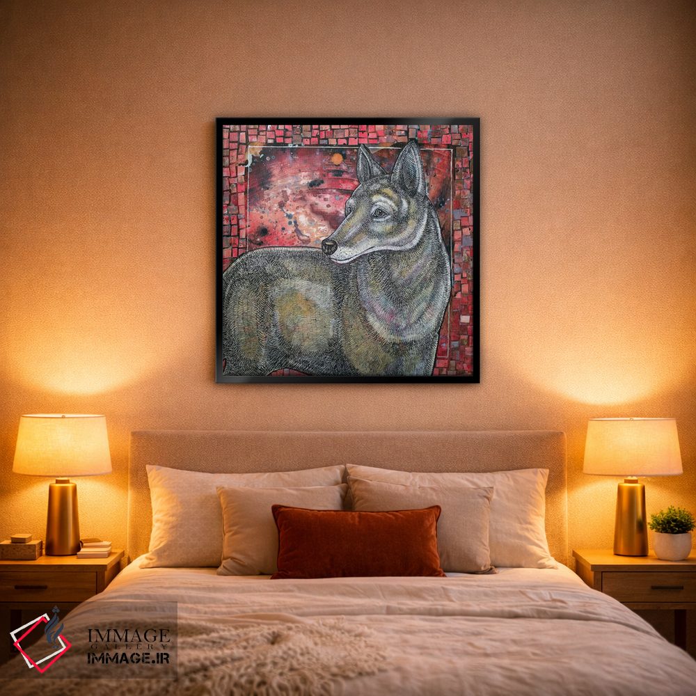 تابلو دکوراتیو غروب کایوت اثر لینت شلی - D1B