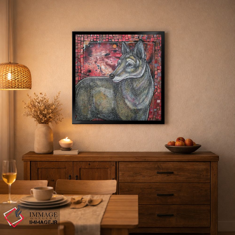 تابلو دکوراتیو غروب کایوت اثر لینت شلی - D3B