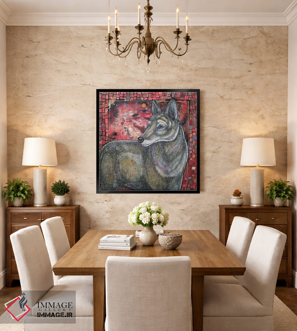 تابلو دکوراتیو غروب کایوت اثر لینت شلی - D4B