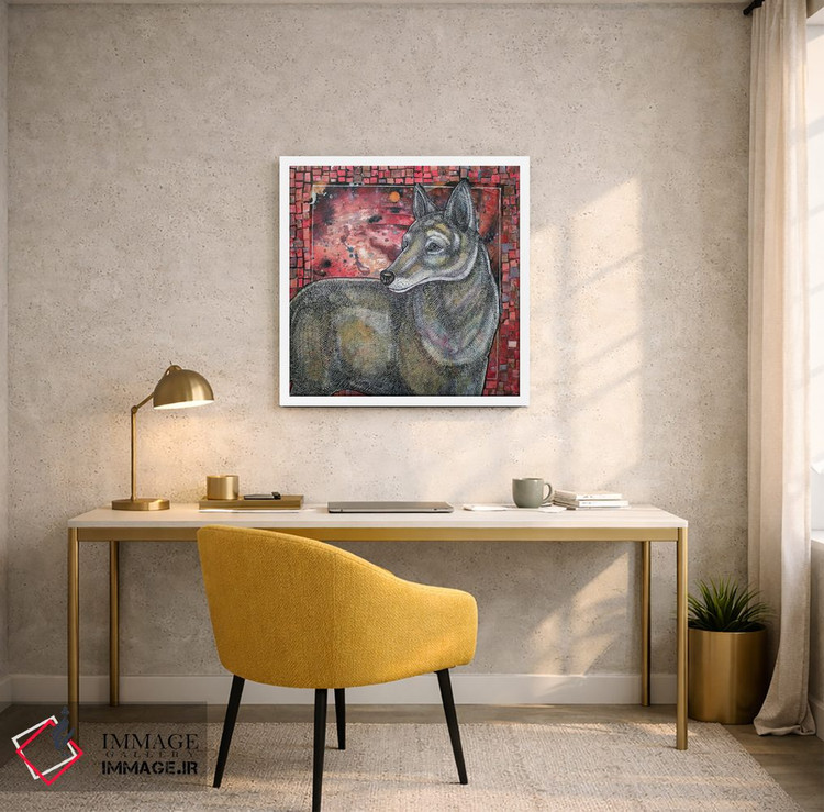 تابلو دکوراتیو غروب کایوت اثر لینت شلی - D5W