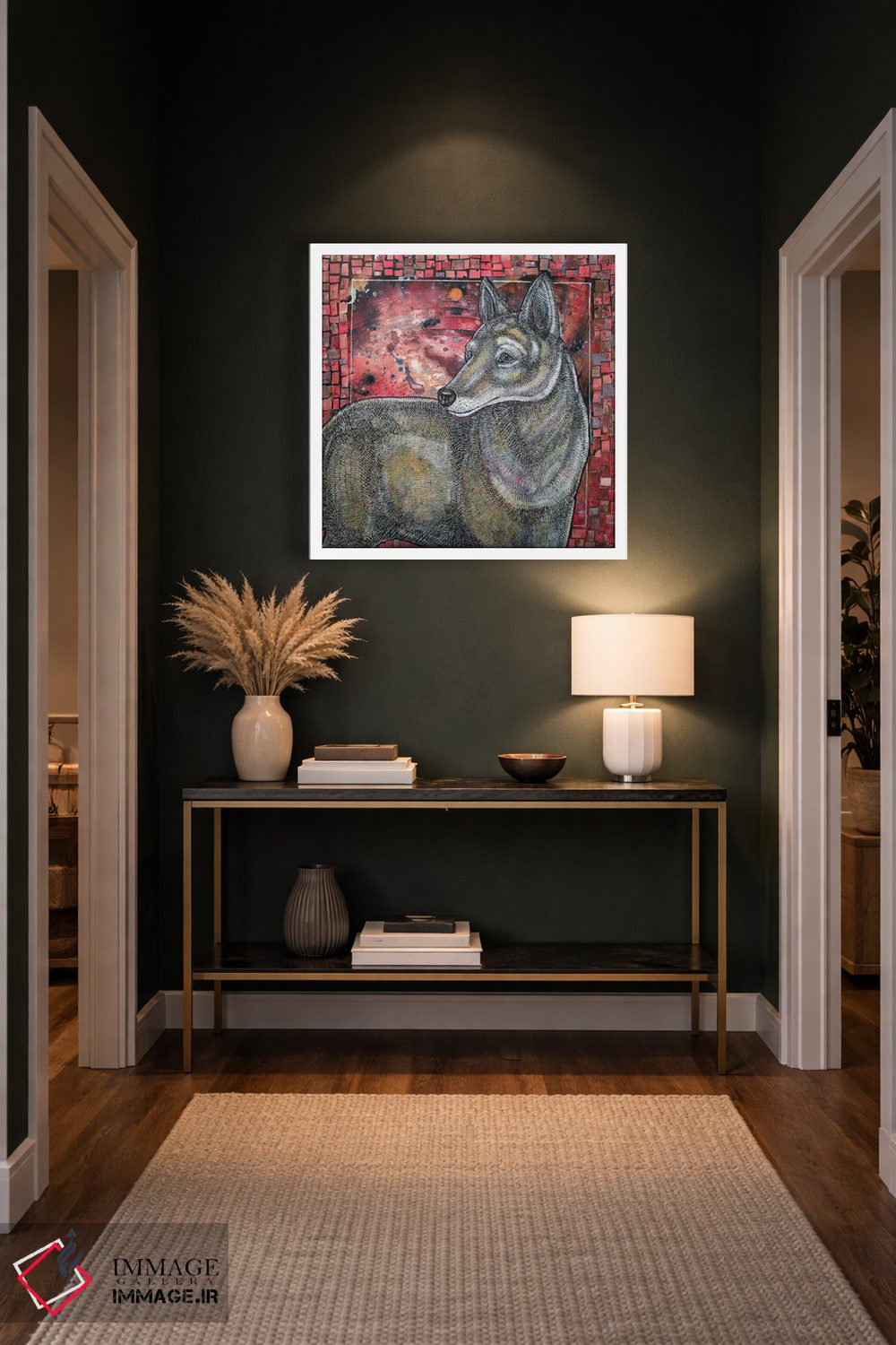 تابلو دکوراتیو غروب کایوت اثر لینت شلی - D6W