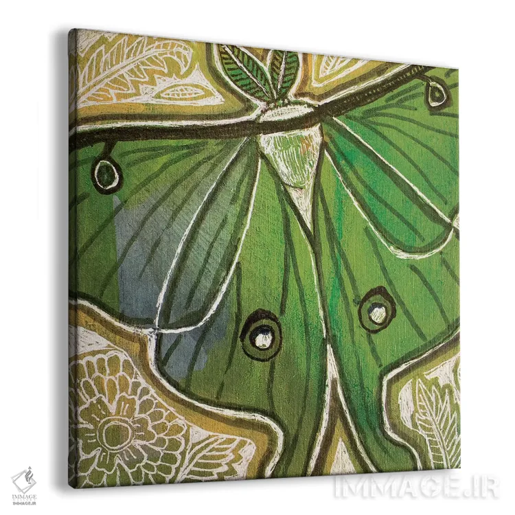 تابلو دکوراتیو شب پره کوچک لونا اثر لینت شلی - نمای پرسپکتیو محصول