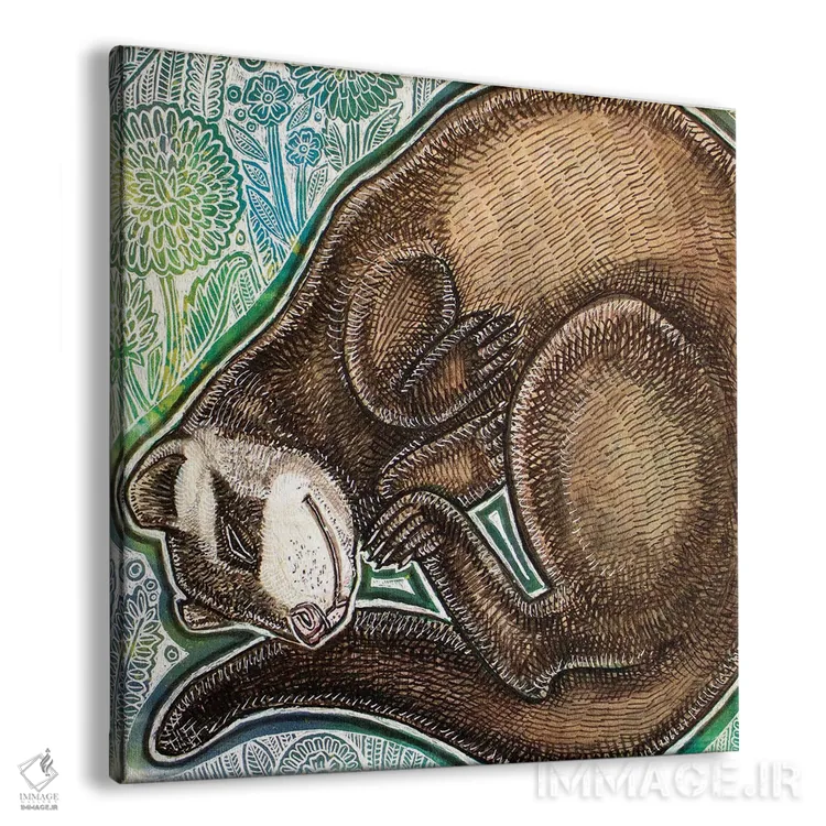 تابلو دکوراتیو راسوی رویاپرداز اثر لینت شلی - نمای پرسپکتیو محصول