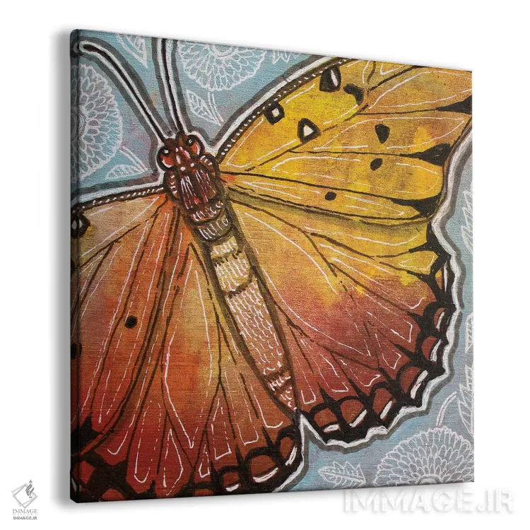 تابلو دکوراتیو شب پره کوچک اثر لینت شلی - نمای پرسپکتیو محصول