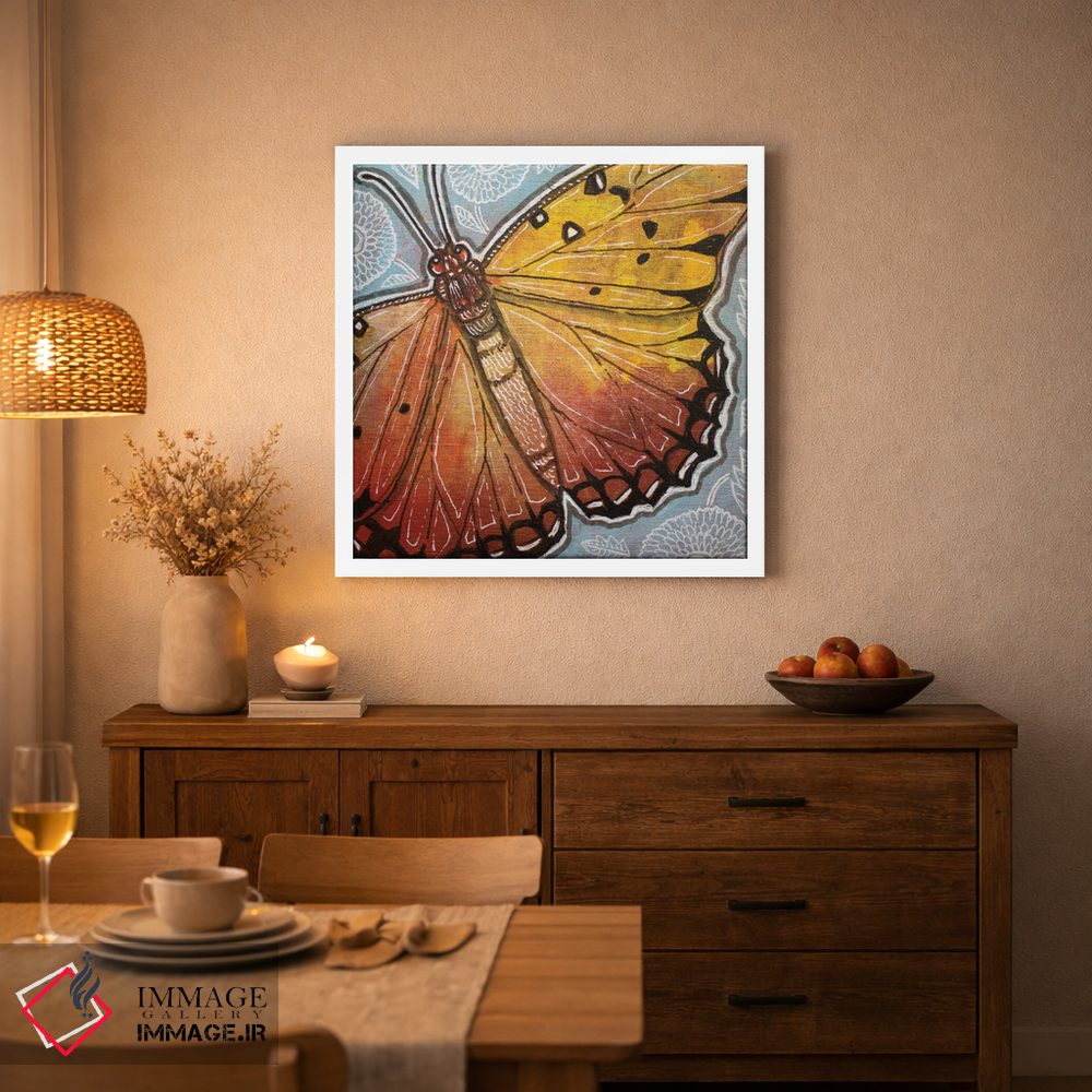 تابلو دکوراتیو شب پره کوچک اثر لینت شلی - D4W