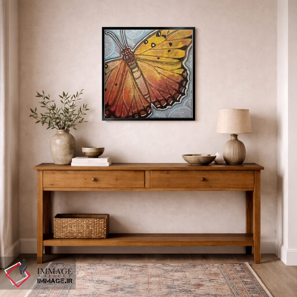 تابلو دکوراتیو شب پره کوچک اثر لینت شلی - D6B