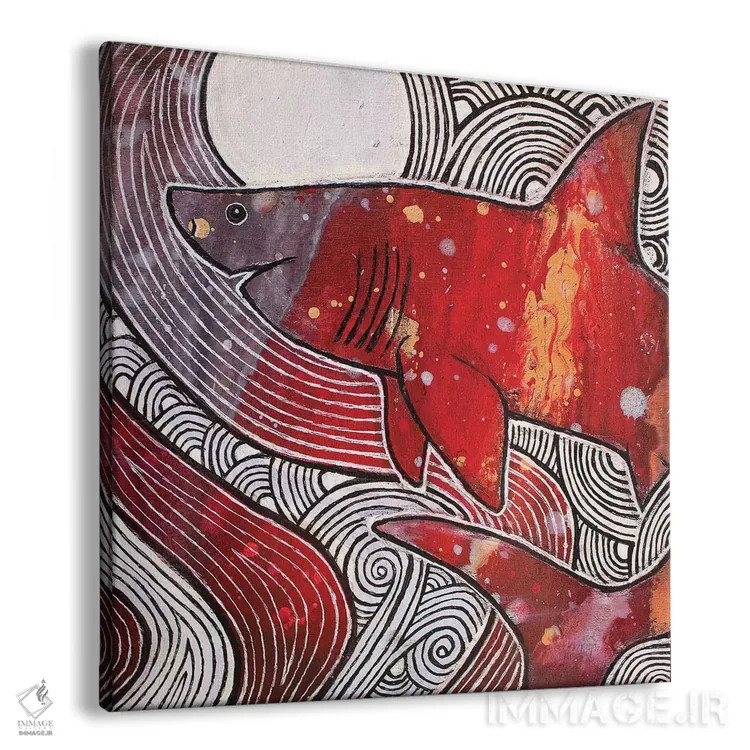 تابلو دکوراتیو بی کران اثر لینت شلی - نمای پرسپکتیو محصول