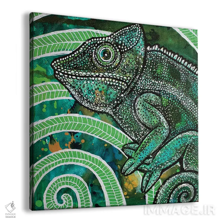 تابلو دکوراتیو آفتاب پرست پنهان اثر لینت شلی - نمای پرسپکتیو محصول