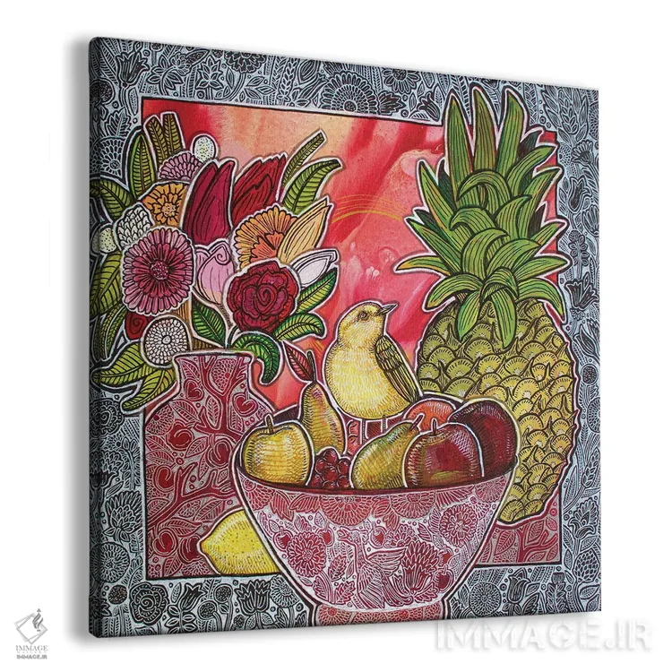 تابلو دکوراتیو ترش و شیرین اثر لینت شلی - نمای پرسپکتیو محصول