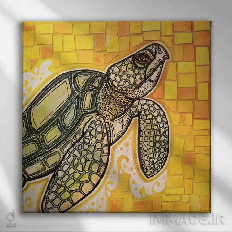 تابلو دکوراتیو شناور در آفتاب اثر لینت شلی - نمای روبهرو روی دیوار