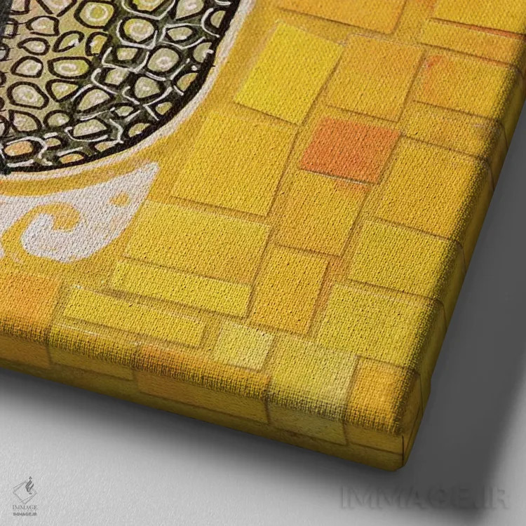 تابلو دکوراتیو شناور در آفتاب اثر لینت شلی - نمای نزدیک بافت بوم