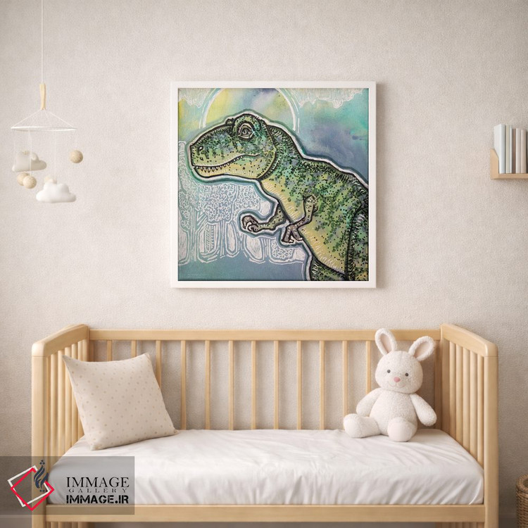 تابلو دکوراتیو تی رکس اثر لینت شلی - D1W