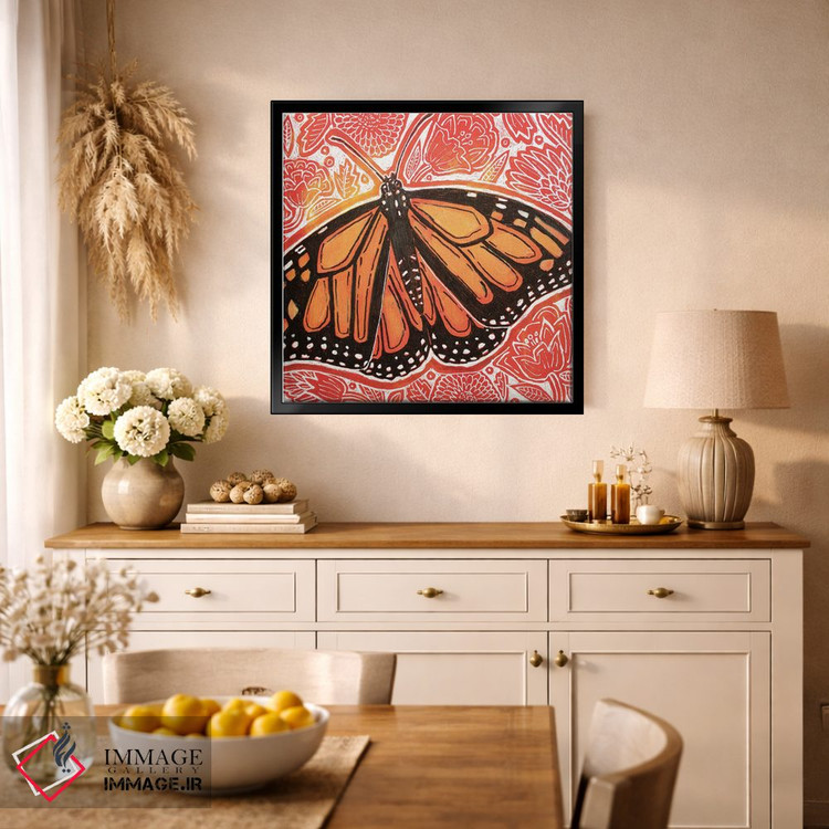 تابلو دکوراتیو بازدیدکننده سلطنتی اثر لینت شلی - D1B