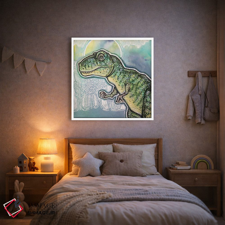 تابلو دکوراتیو تی رکس اثر لینت شلی - D2W