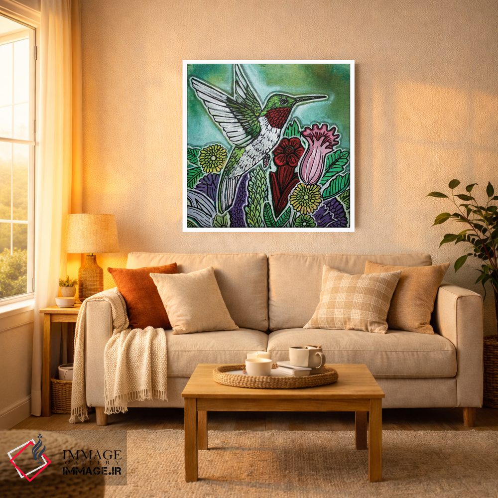 تابلو دکوراتیو یاقوت باغ اثر لینت شلی - D2W